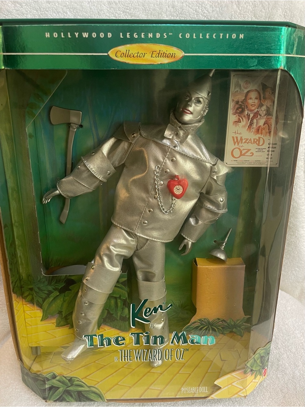 Ken as The Tin Man in the Wizard of Oz Poseable Doll - Silver